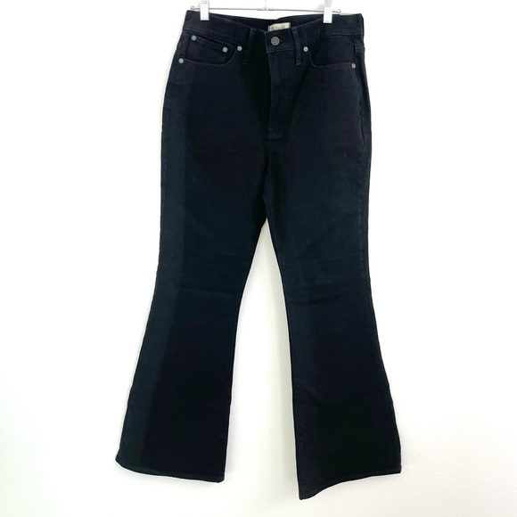 Madewell The Perfect Vintage Flare Black Jeans - Picture 2 of 10